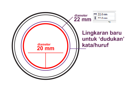 Cara Cepat Membuat Stempel Bulat Dengan CorelDRAW 5