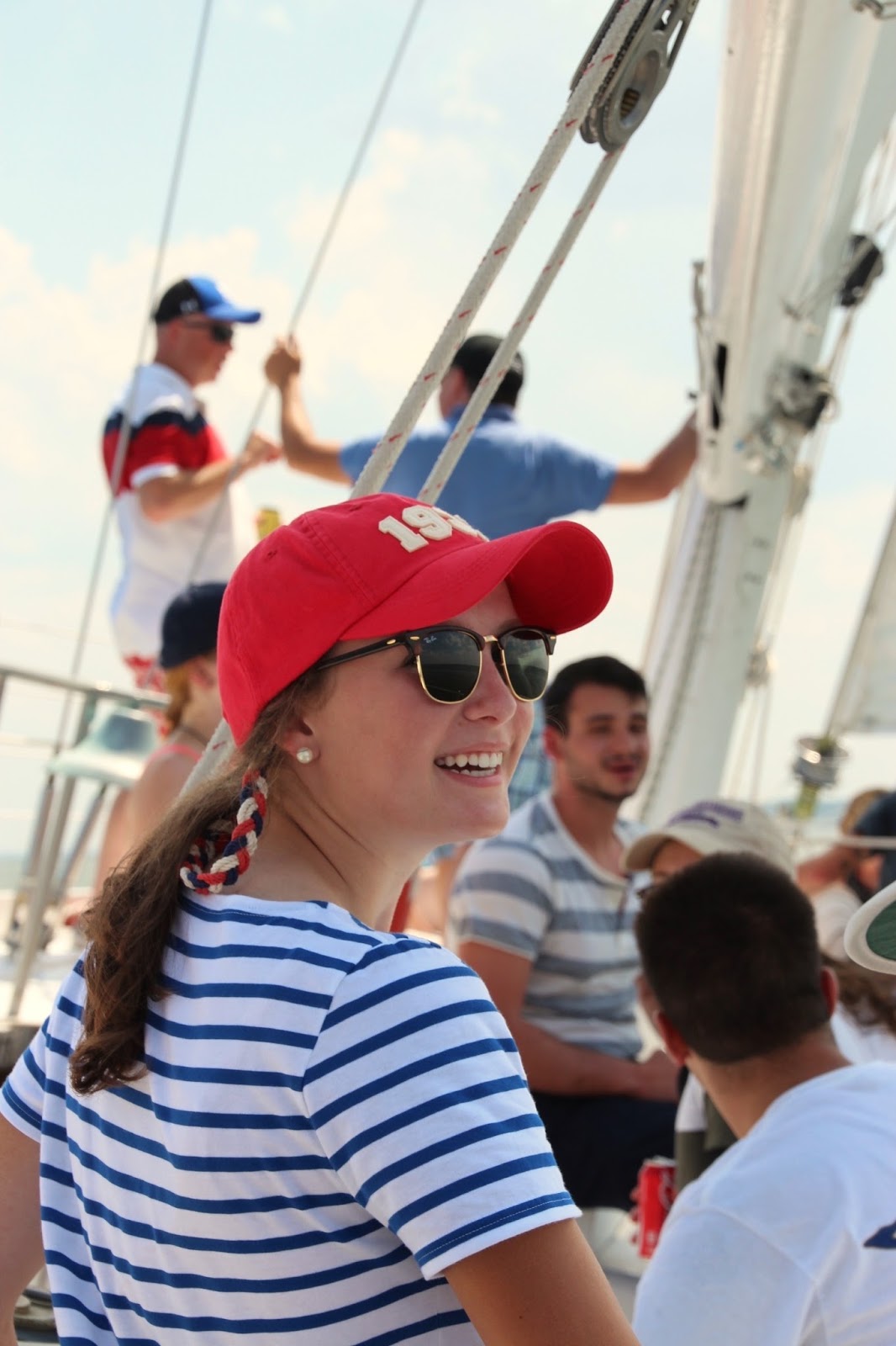 Gimme Glamour Sailing on the Stars and Stripes
