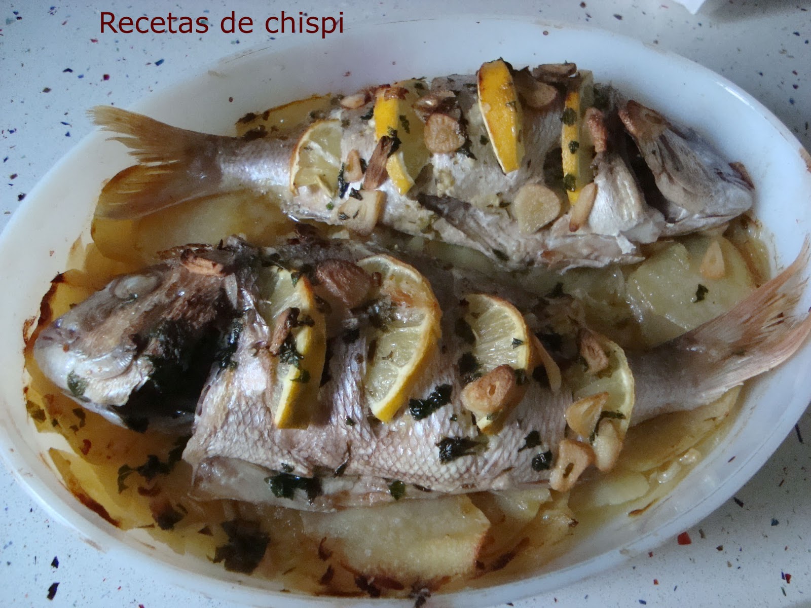 Besugo Al Horno Con Patatas