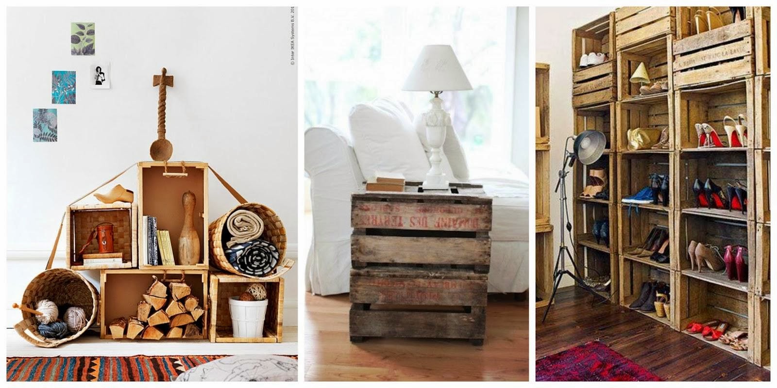 Déco fait main: récup de palettes, de cagettes, pour construire ...