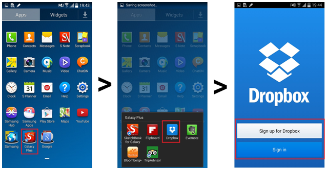 how to use dropbox on samsung how to use dropbox on samsung