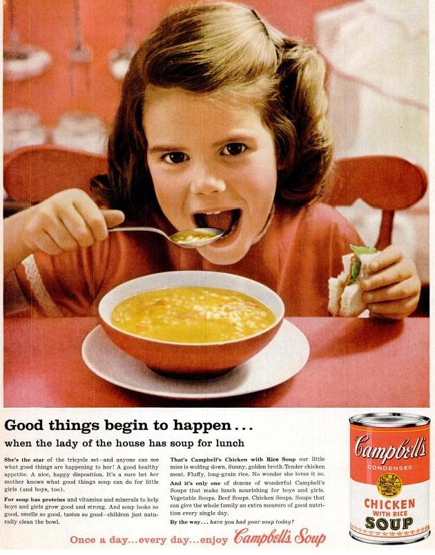 Traveling To The Past Good things begin to happen... 1960 Campbell's