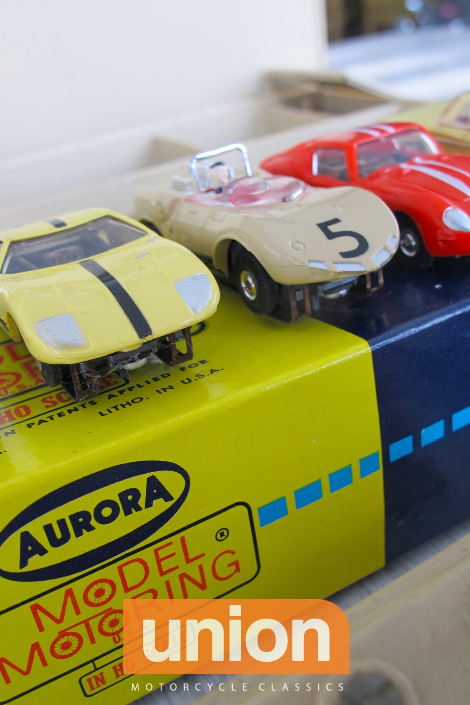 union GFTP Aurora HO scale slot cars estate sale find of year
