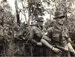 Pasukan SAS inggris yang diterjunkan di Borneo (Kalimantan)