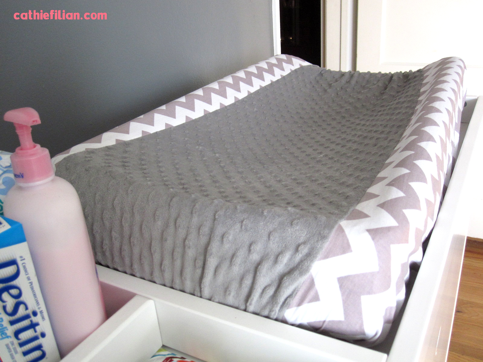 Cathie Filian How to Sew a Diaper Changer Cover