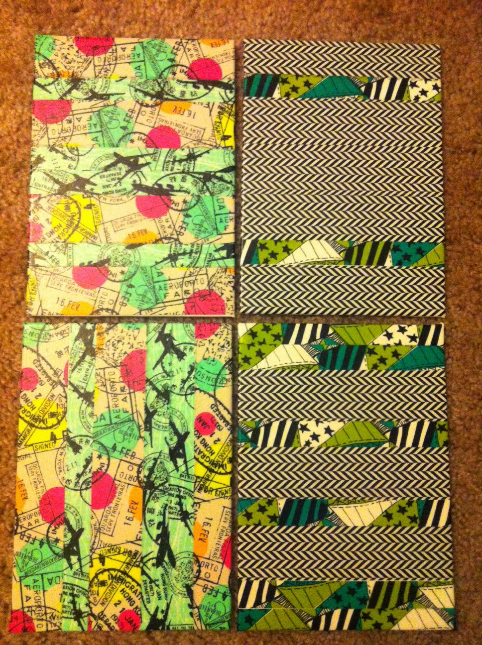 Life and Other Shenanigans Washi Tape Canvas Wall Art