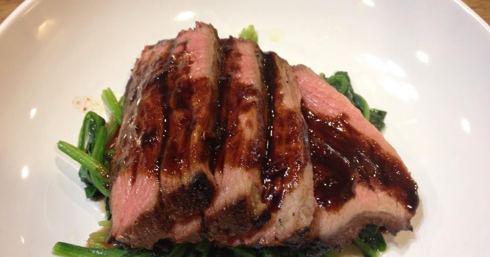Grilled TriTip Steak with Molasses Chili Marinade cooking with chu