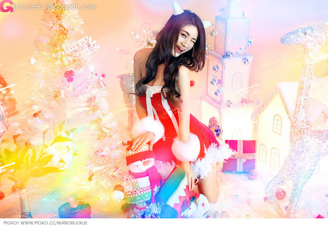 1 Xi Ran - Jingle Bells-very cute asian girl-girlcute4u.blogspot.com