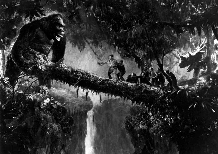 Image result for king kong movie log scene