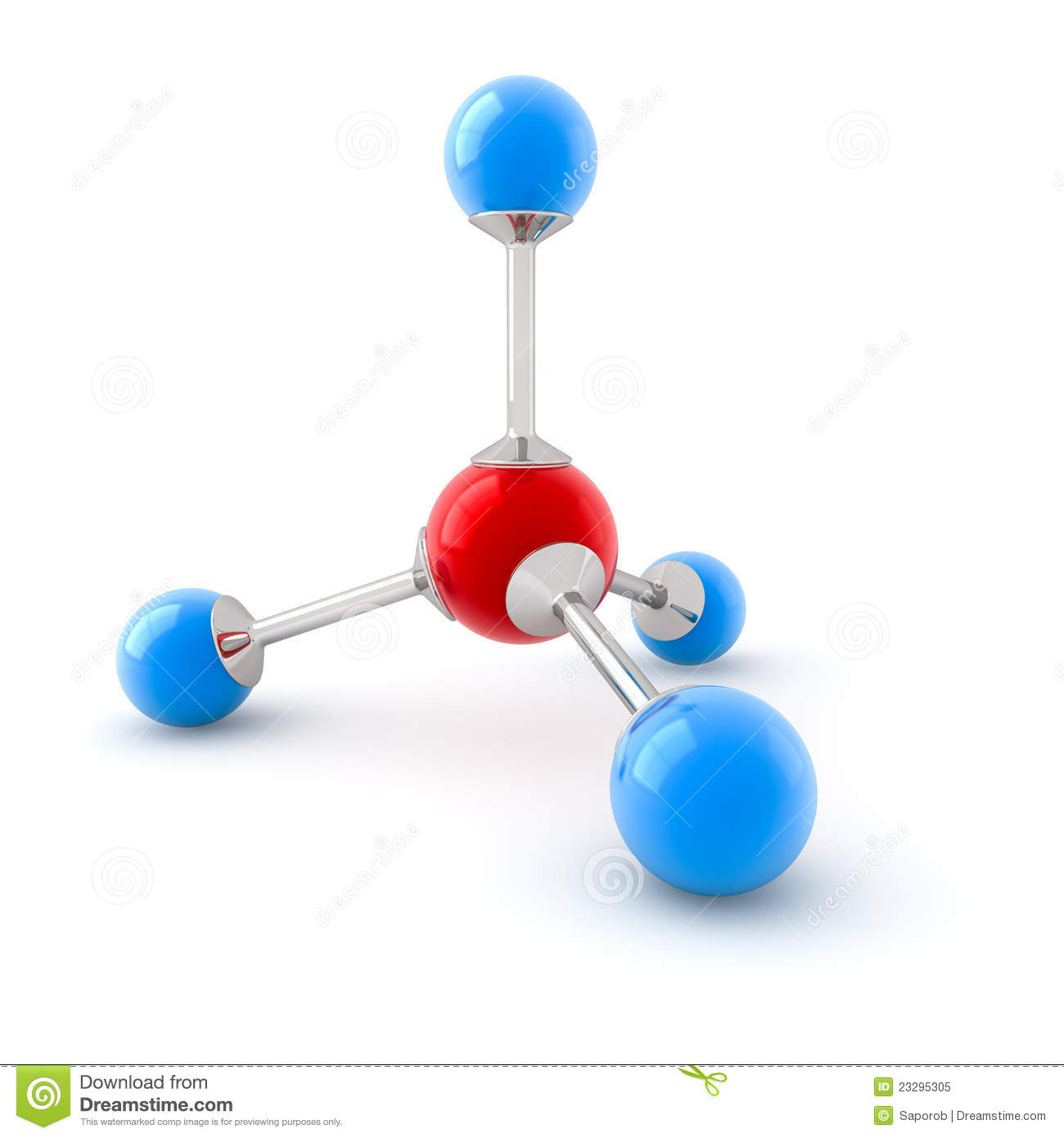 Molecula del metano