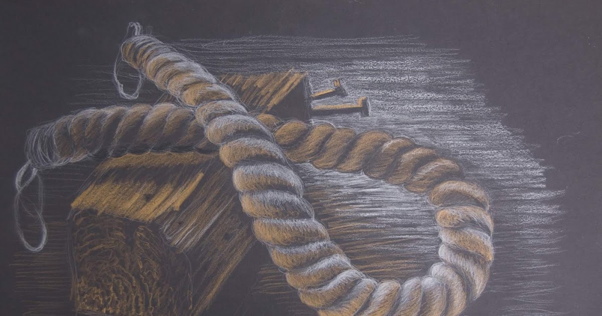 LGenser Daily painting or drawing Twisted Rope