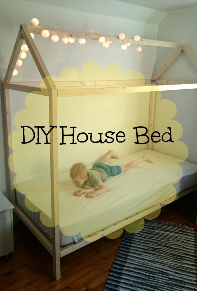 Frugal Furbishing DIY House Bed