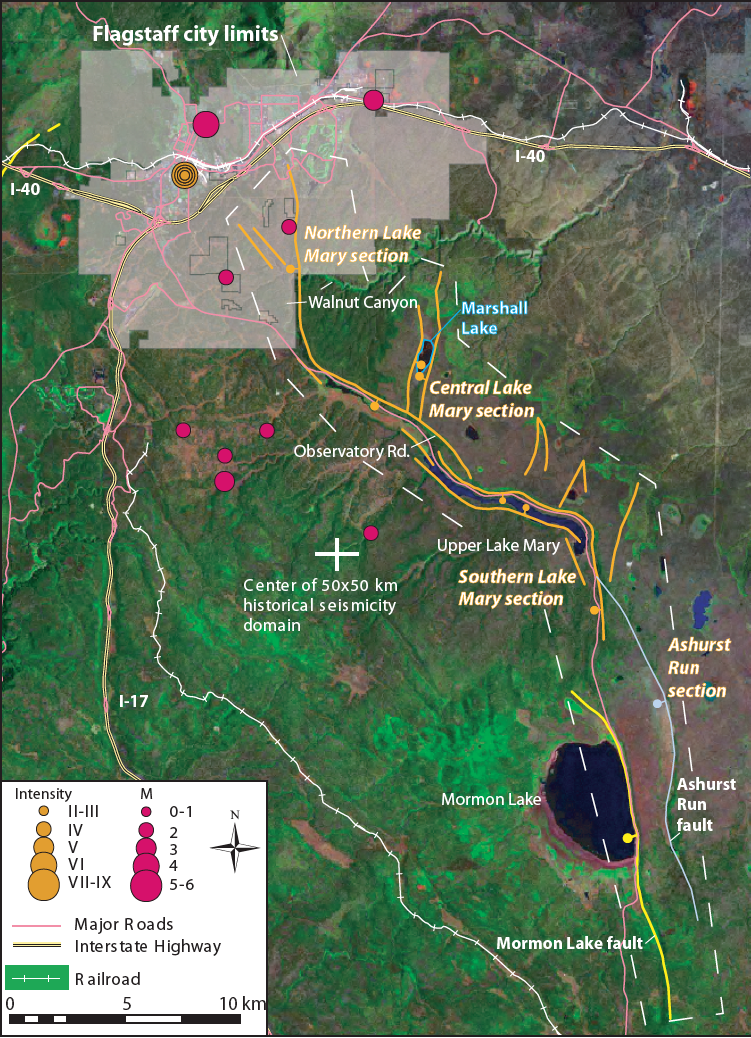 Earthly Musings Wayne Ranney's Geology Blog Earthquakes in Flagstaff?