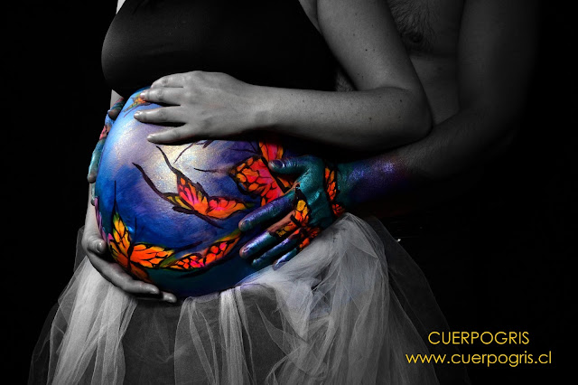 pancitas pintadas cuerpos pintados embarazadas