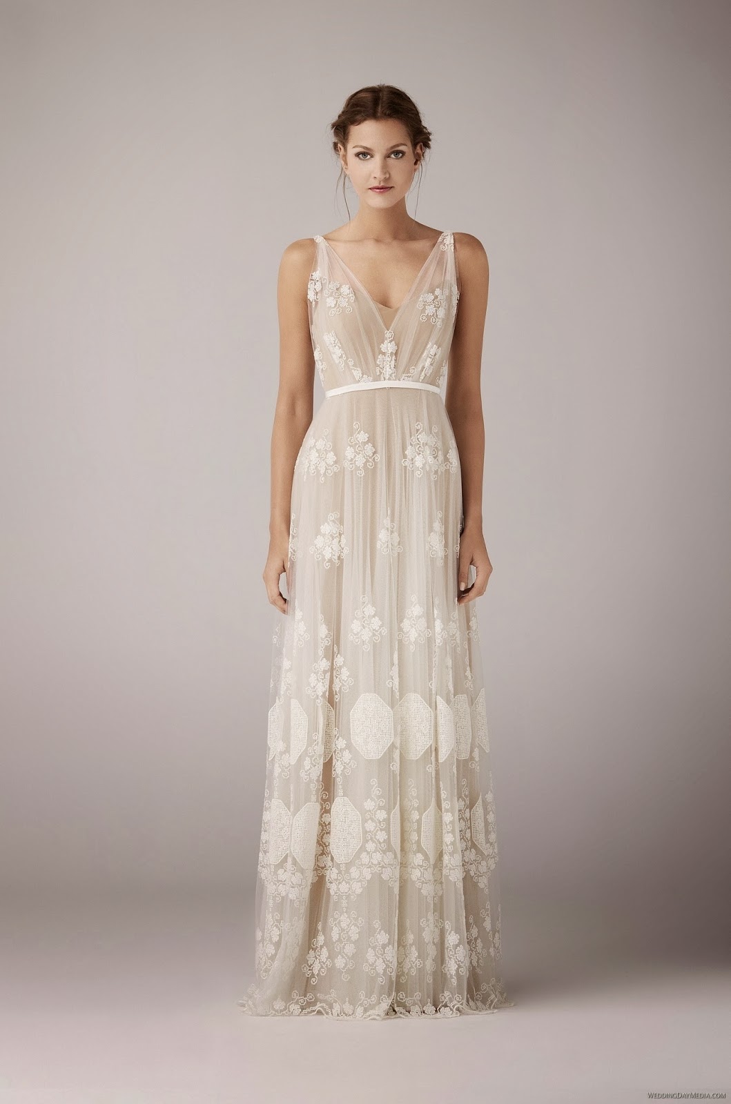 Rustic Basket Wedding dress