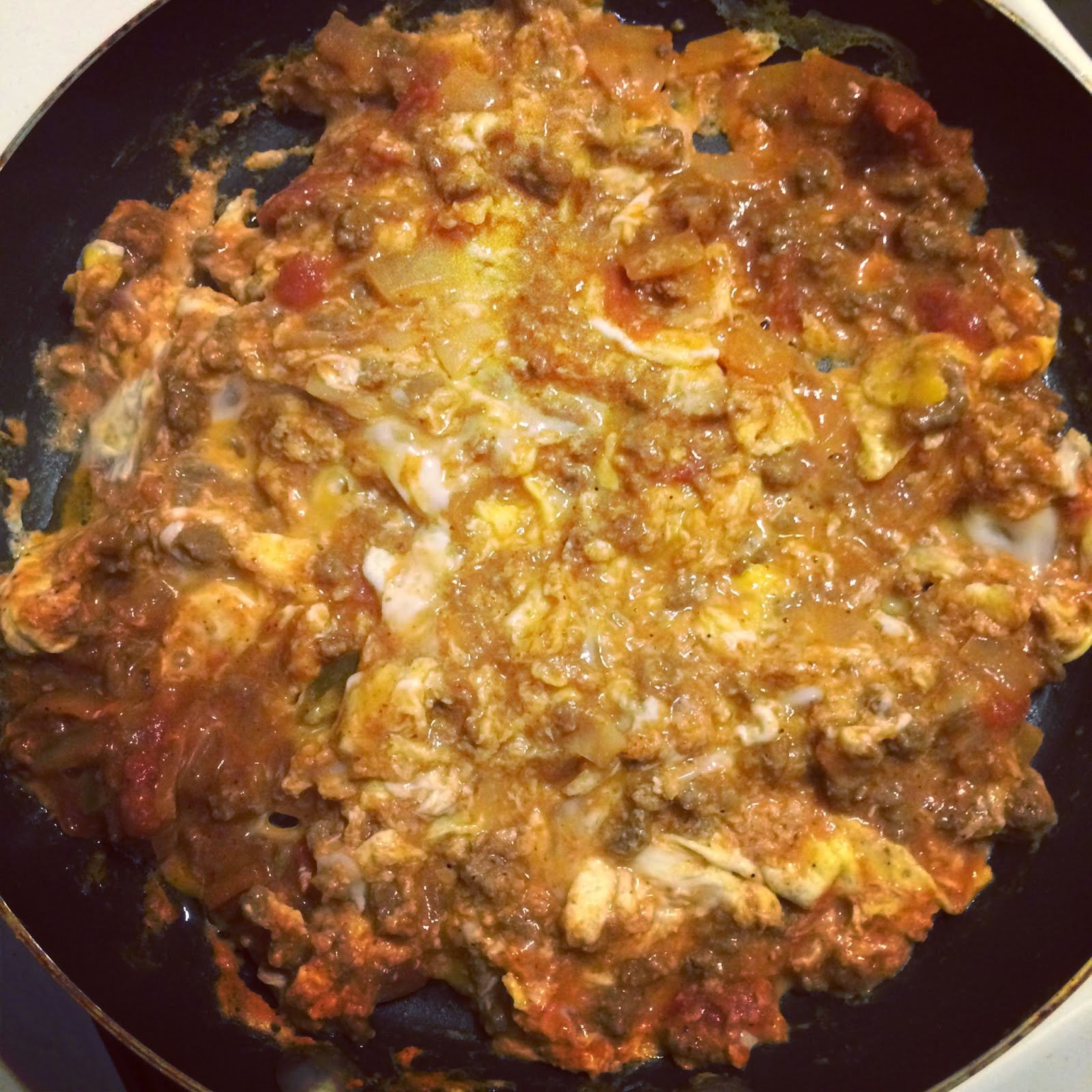 Little Cook in the Big City Chili Scrambled Eggs