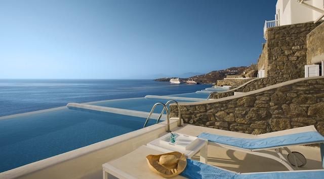 Piscine Hôtel Cavo-Tagoo Mykonos via Nat et nature