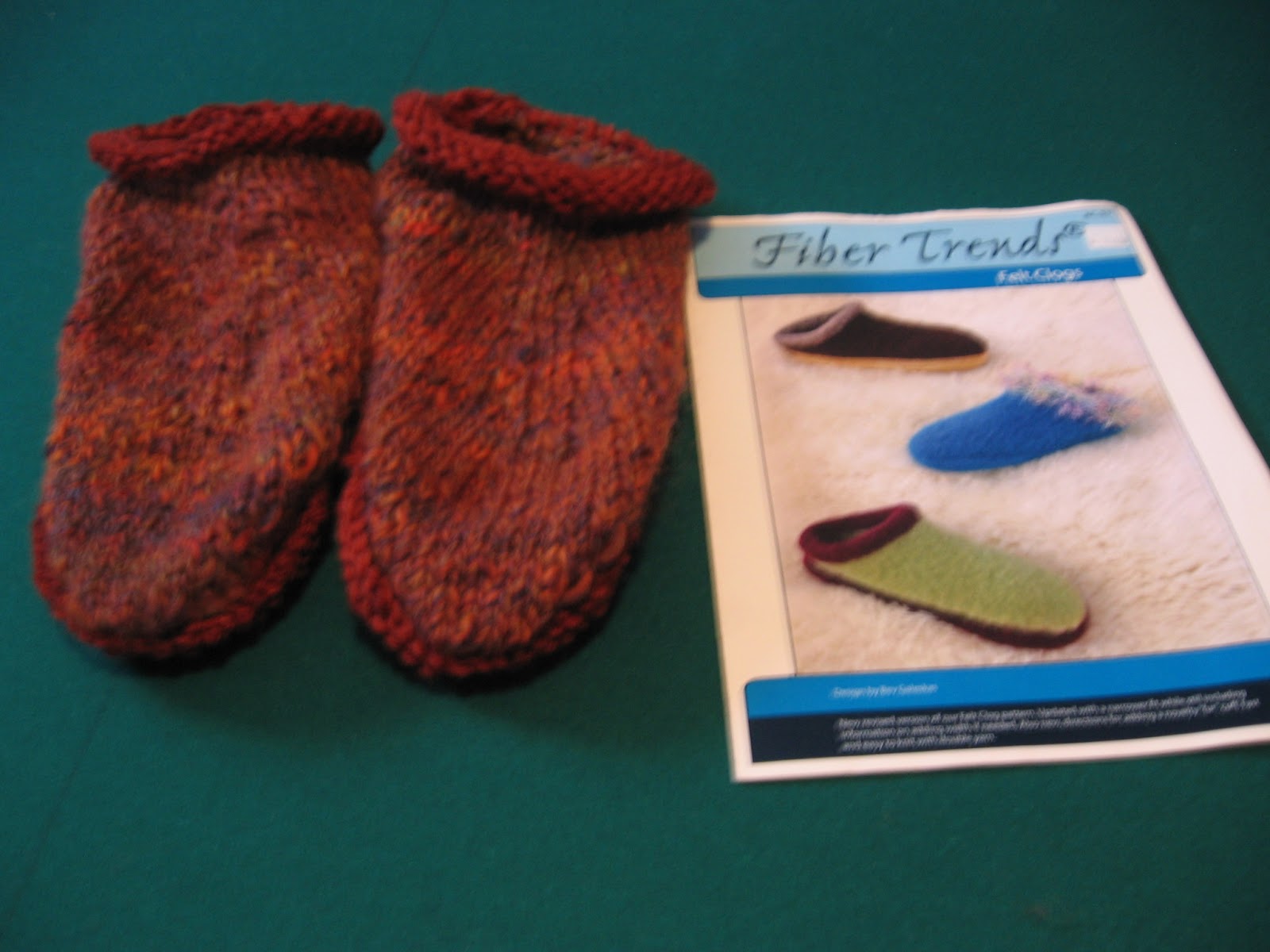 fiber trends felted clogs