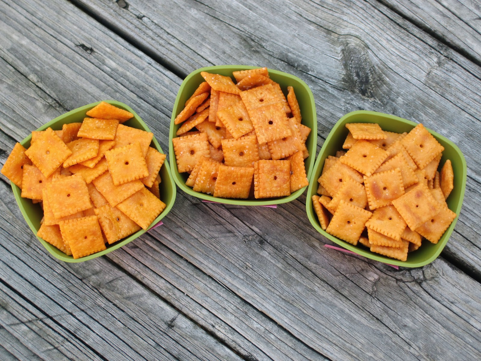 My Half Assed Kitchen Brand Wars CheezIt vs. Cheese Nips