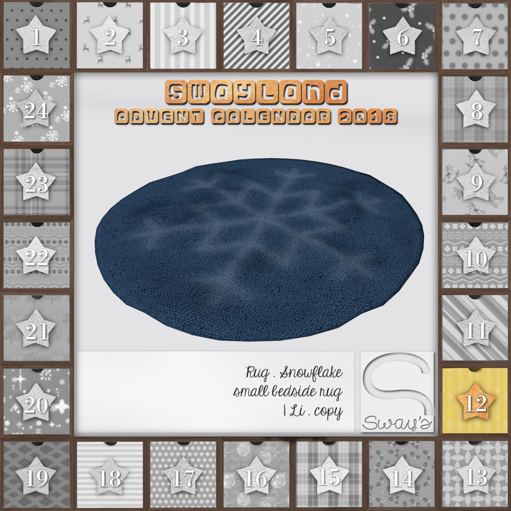 Sway's Advent Calendar 2018 gift 12