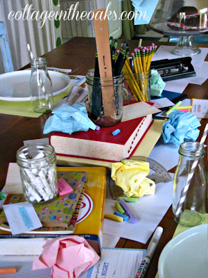 Back to School Tablescape
