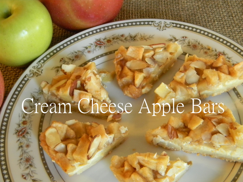 Home Joys Cream Cheese Apple Bars