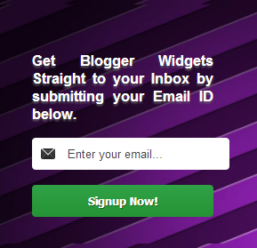 P2 Professional Purple Strip Email Subscription Box Widget For Blogger