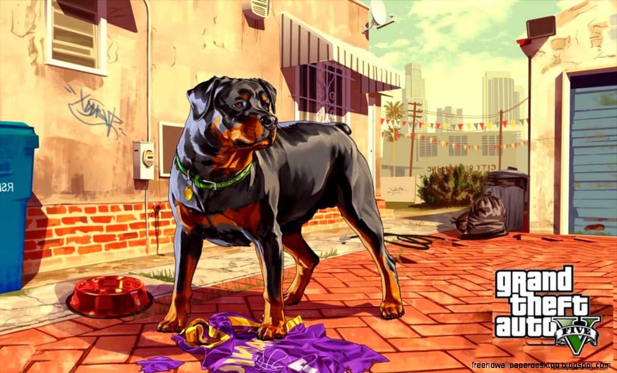 Gta 5 With Dog Wallpaper Hd Free High Definition Wallpapers