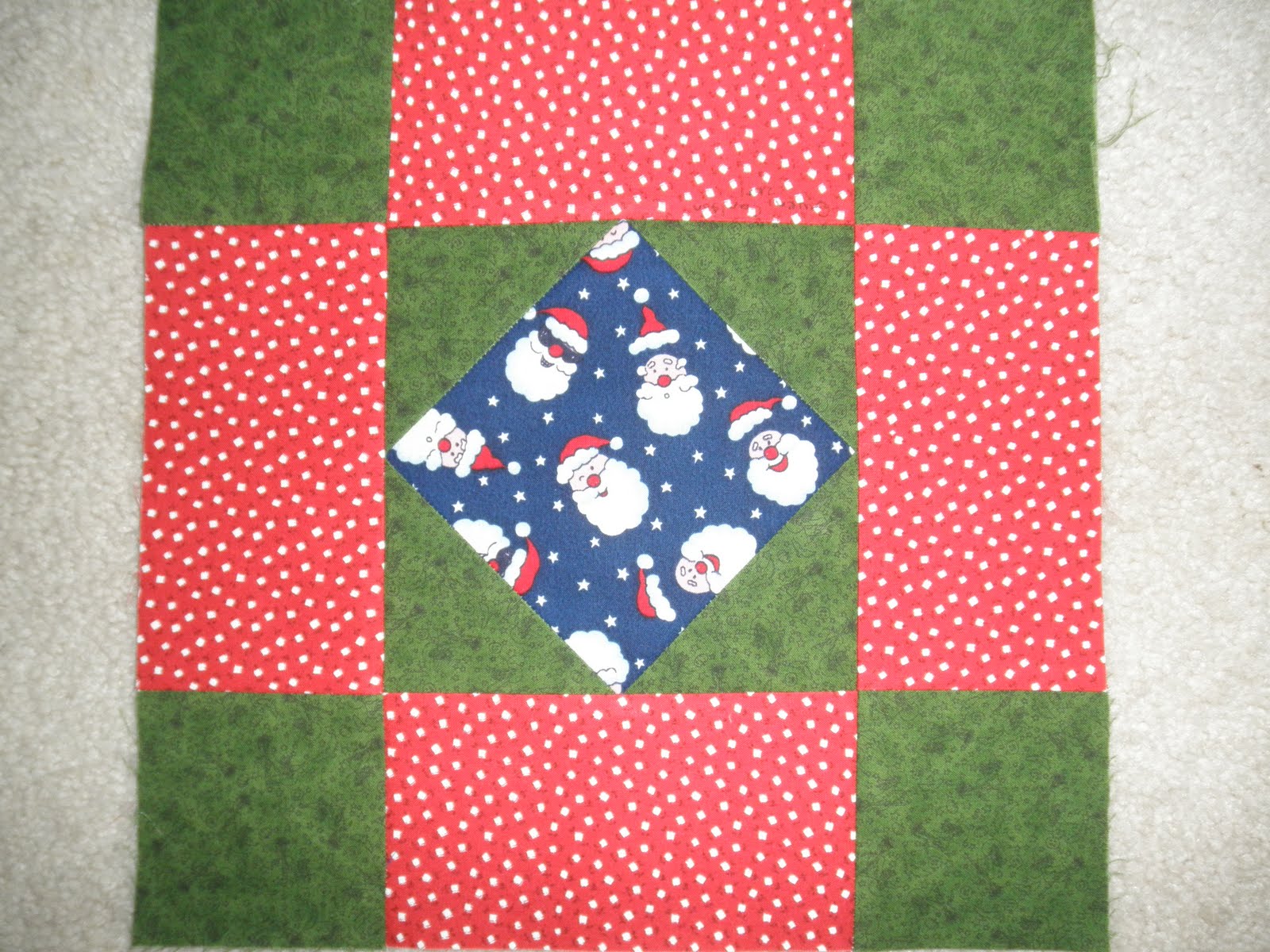 Cheryl's Teapots2Quilting Santa Block Exchange Quilt Show