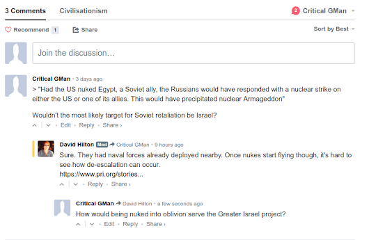 Questions for David Hilton