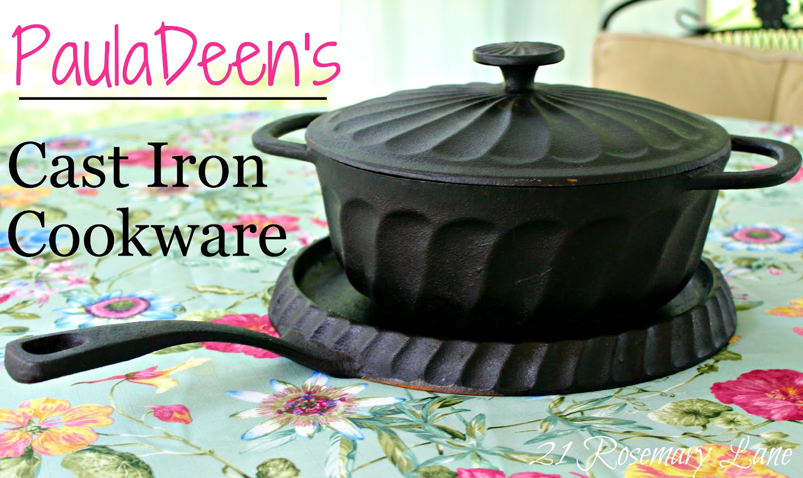 21 Rosemary Lane Cast Iron Casserole Dish and a Hoecake Pan?