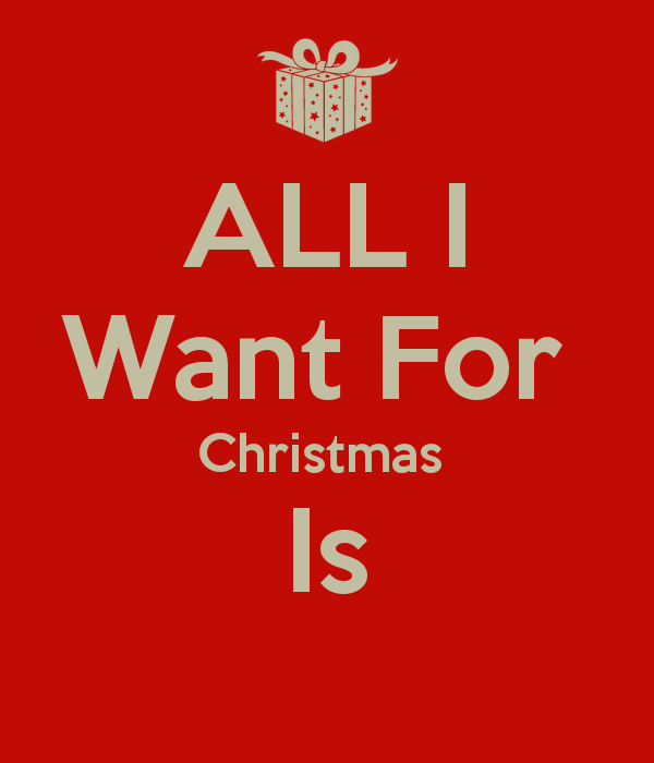 All I Want For Christmas [1991]