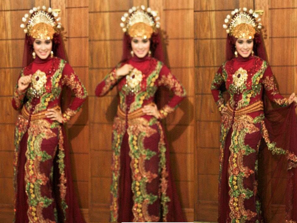 KUMPULAN GAMBAR KEBAYA MUSLIM TERBARU Baju Kebaya Muslim Pesta Wisuda