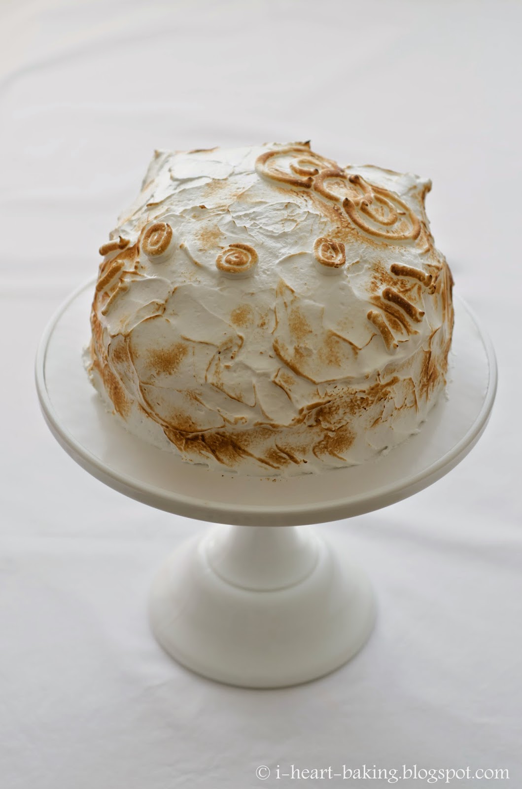 i heart baking! hello kitty baked alaska ice cream bombe