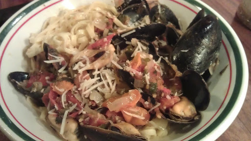 Mussels with Linguine