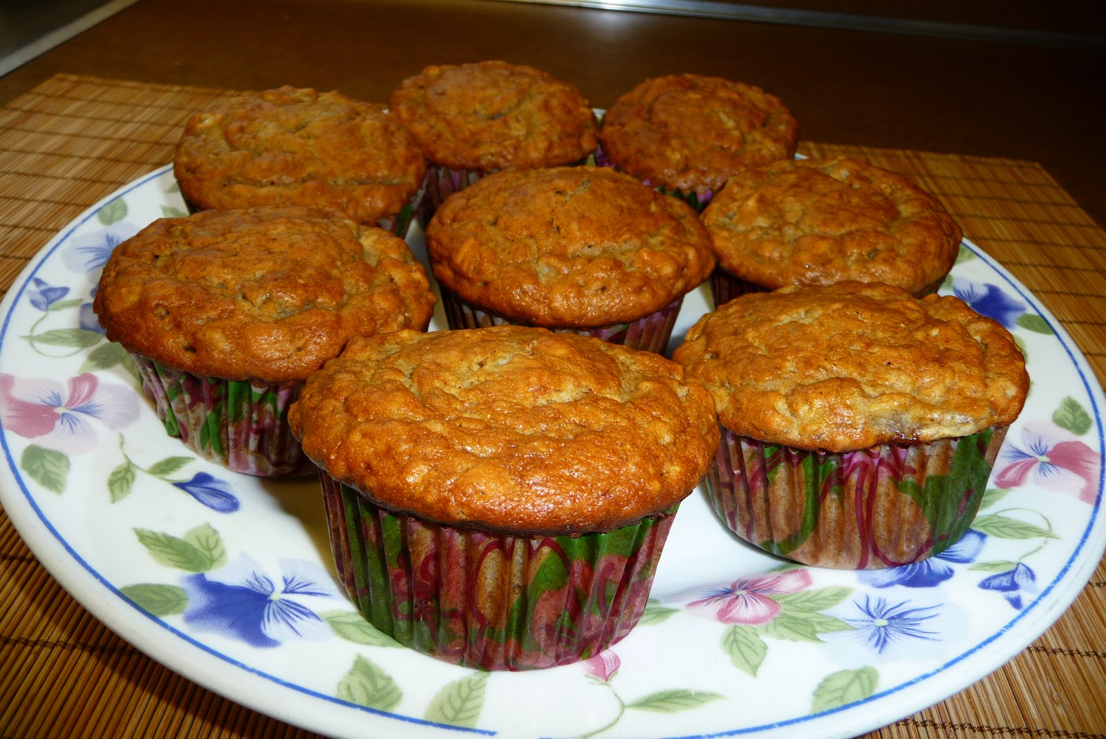 Muffins de Banana y Avena Cocina Facil