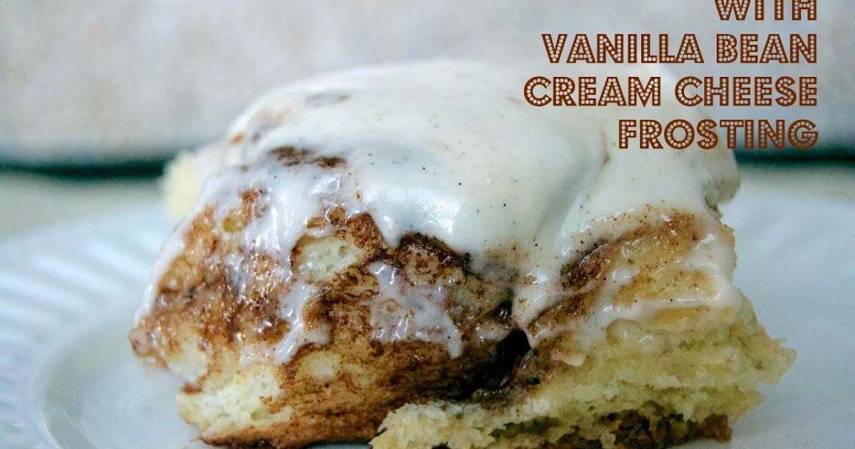 365 Days of Baking and More Cinnamon Rolls with Vanilla Bean Cream