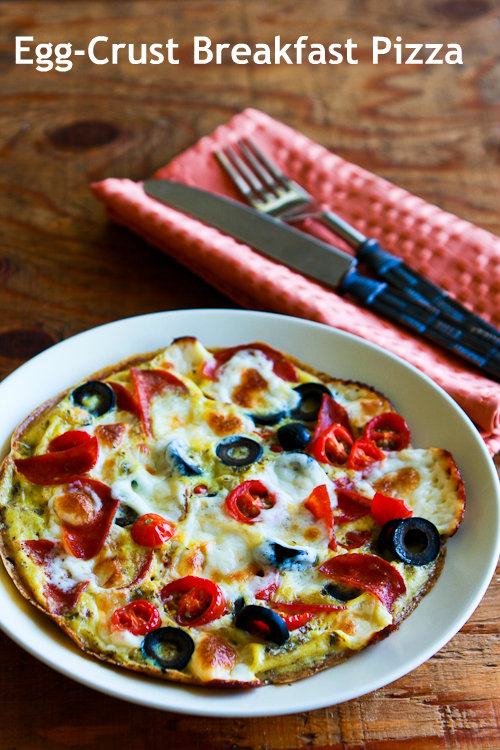 Egg Crust Breakfast Pizza