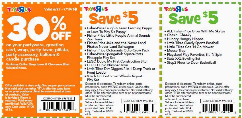 toys r us coupons