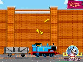 Free online Thomas the train game for children to play simply activities collect musical instruments