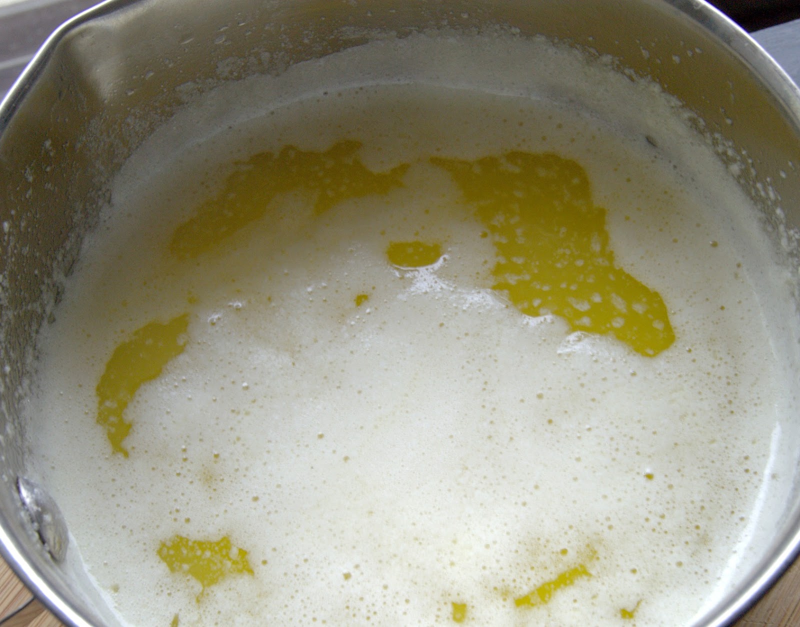 Homemade Ghee...clarified butter from unsalted butter.. Forks N Knives