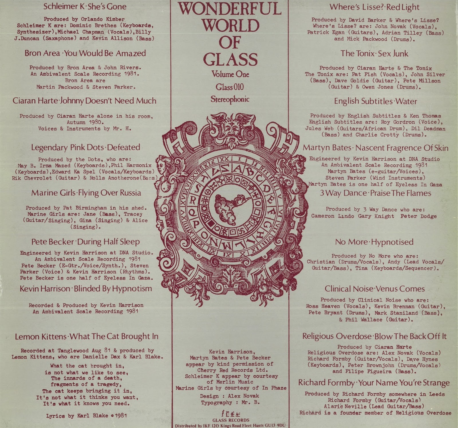 Die or D.I.Y.? Various Artists "The Wonderful World Of Glass(volume