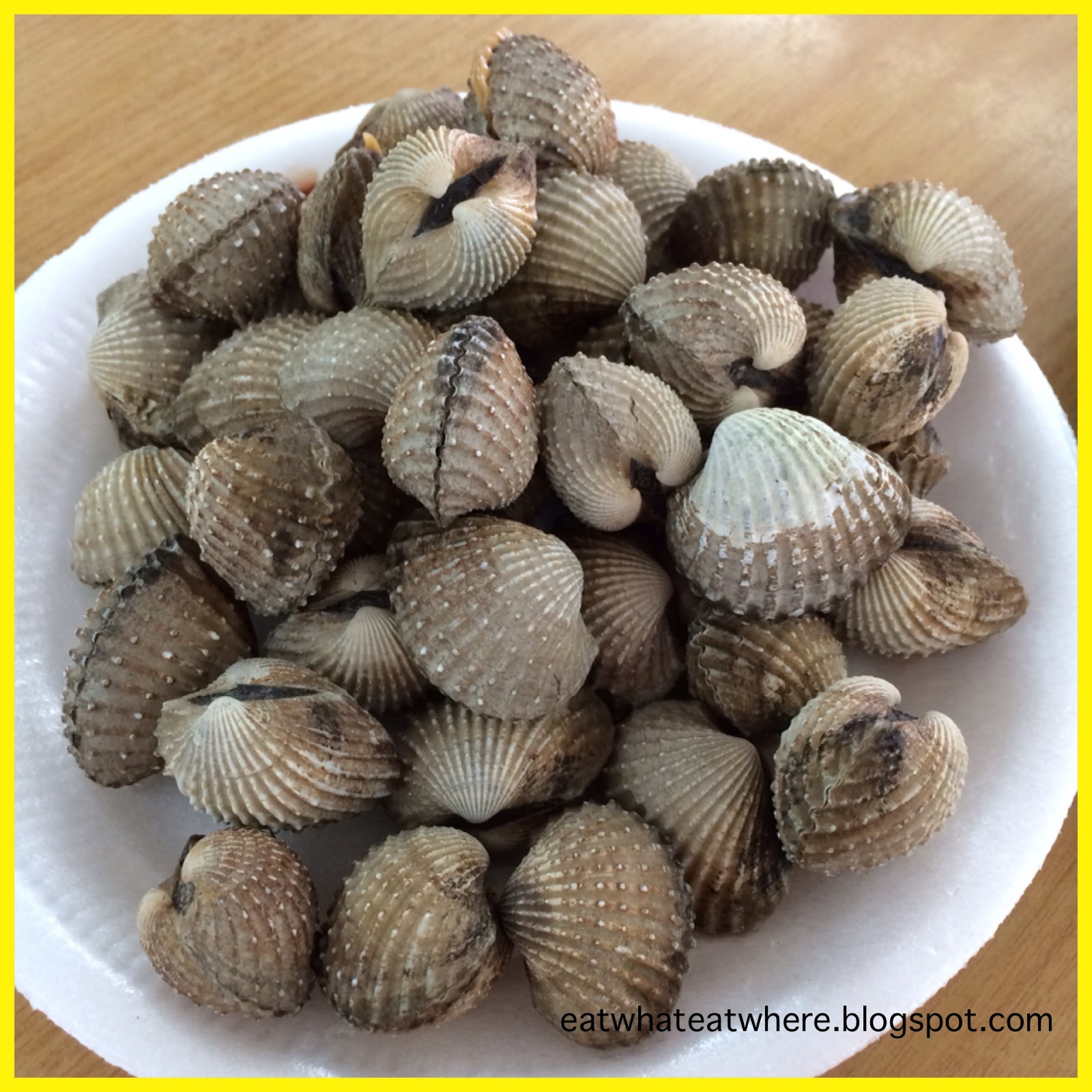 Eat what, Eat where? Just One Food Cockles