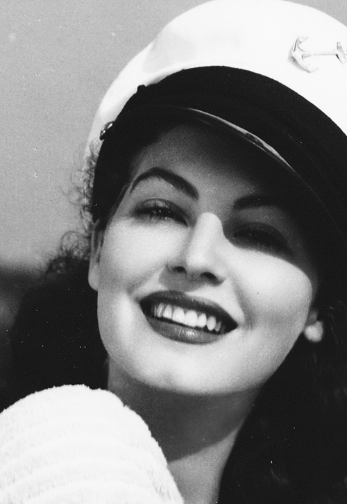 Portraits of Celebrity with Sailor Hat vintage everyday