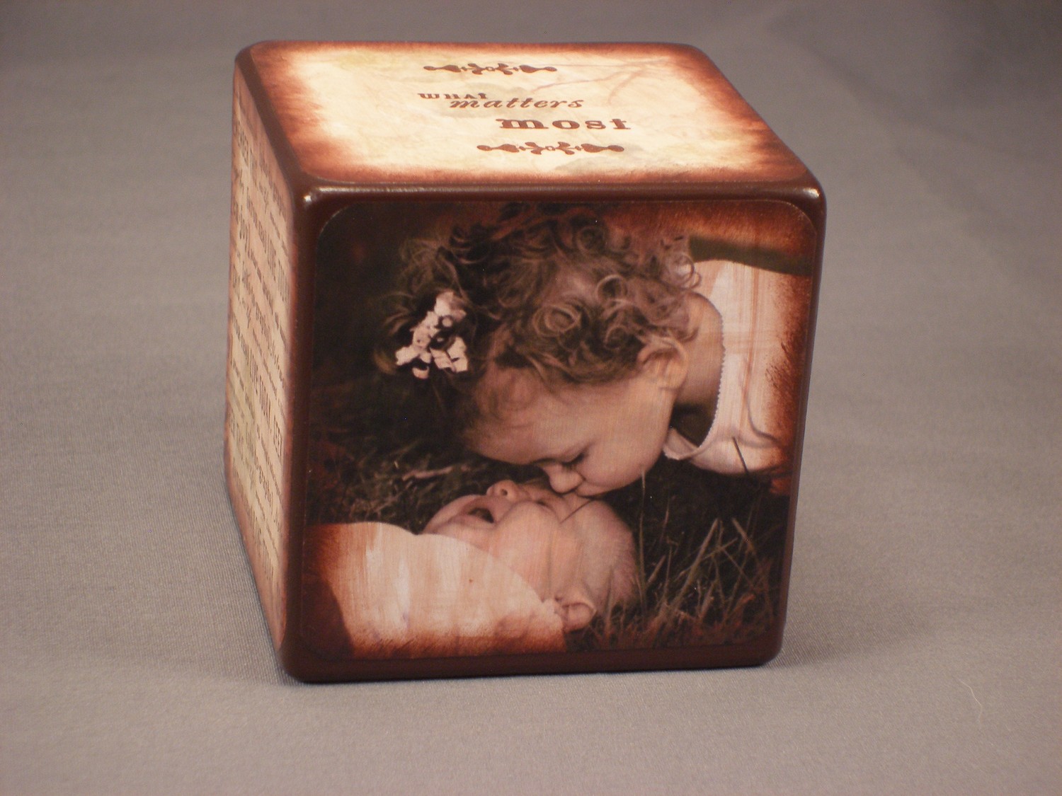 Brookie's Cookie Jar Family History Photo Cubes
