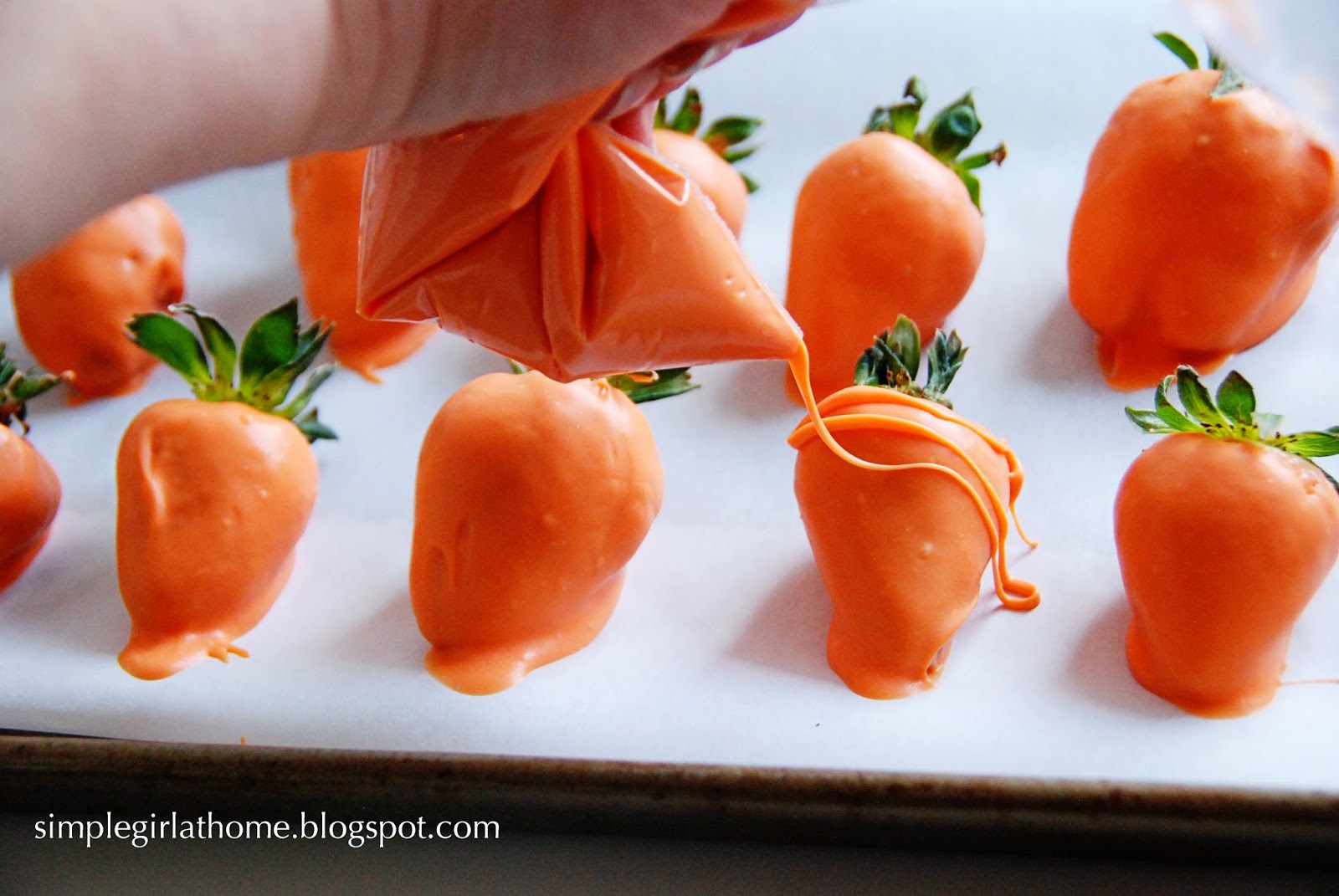 Chocolate Covered Strawberry "Carrots!'