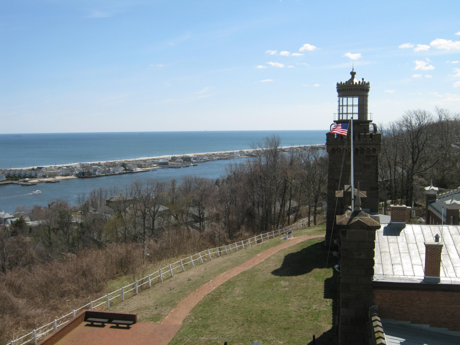 The Hawk's View Navesink Twin Lights, Highlands New Jersey