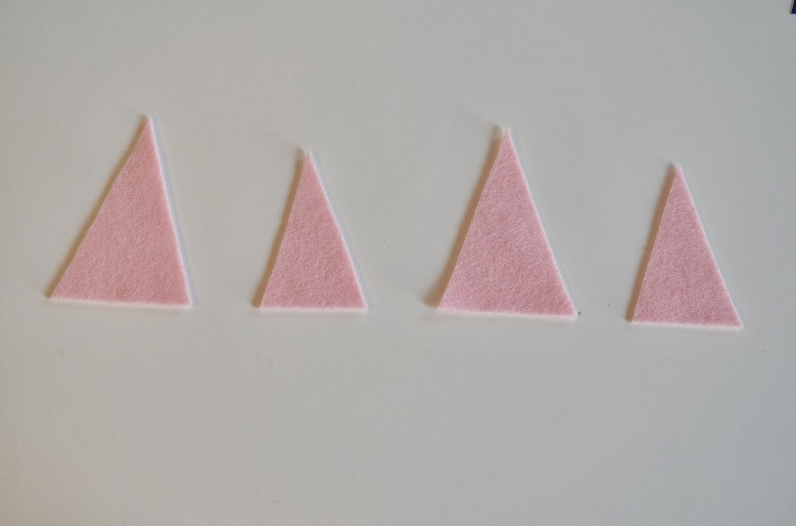 Twiggy and Lou New Year's DIY Wool Felt Garland