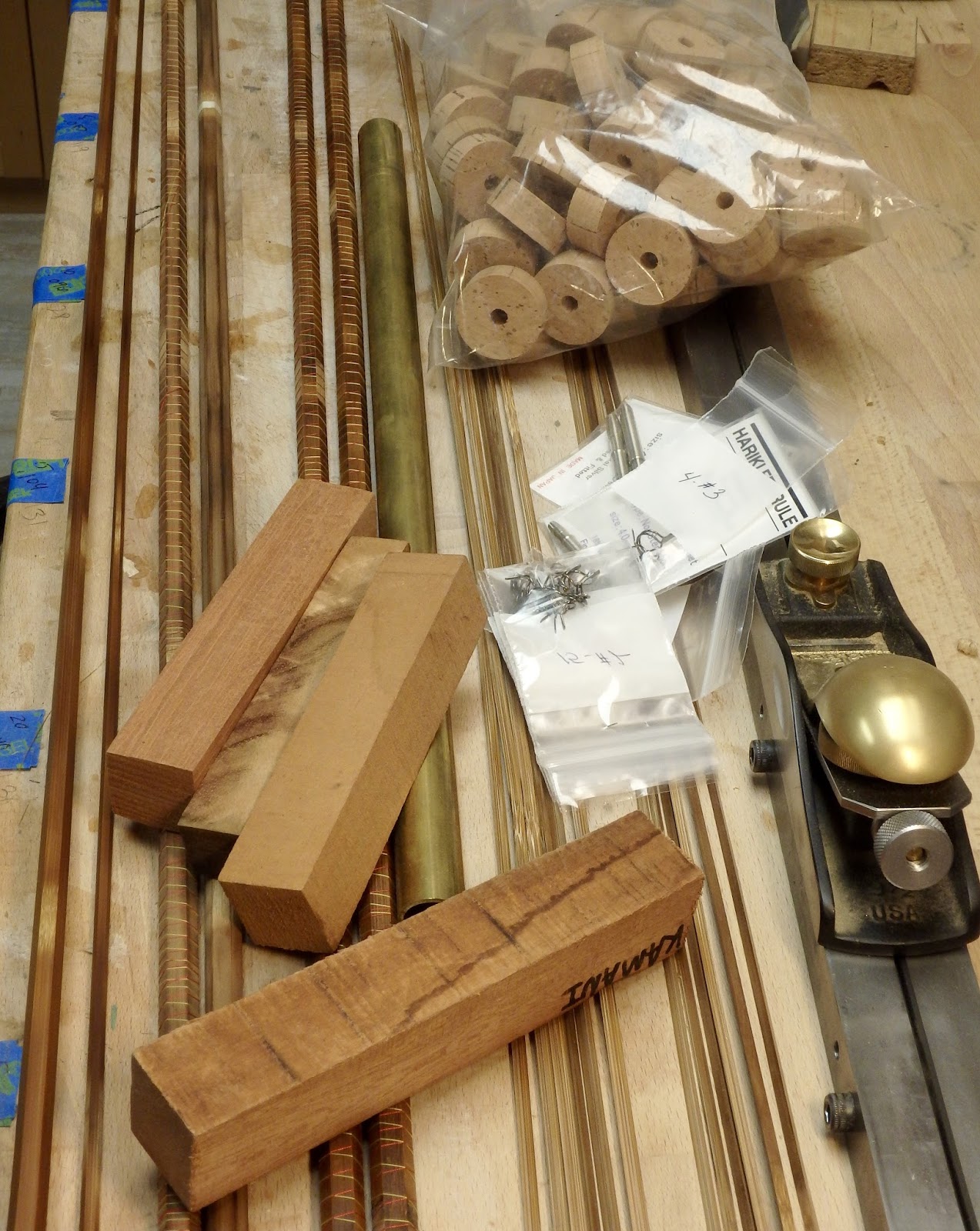 Anthony Joseph Pagley Jr. Bamboo Fly Rods Building Blanks