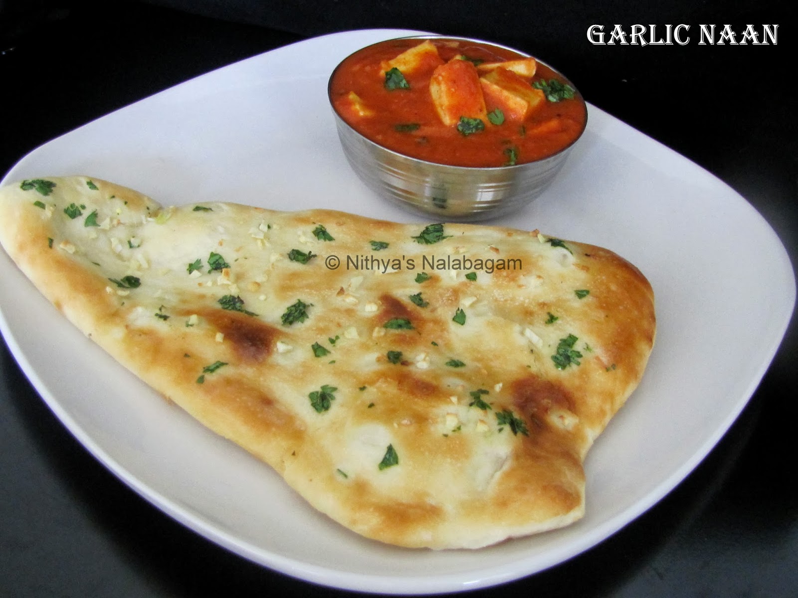 Garlic Naan Oven Method Nithya's Nalabagam